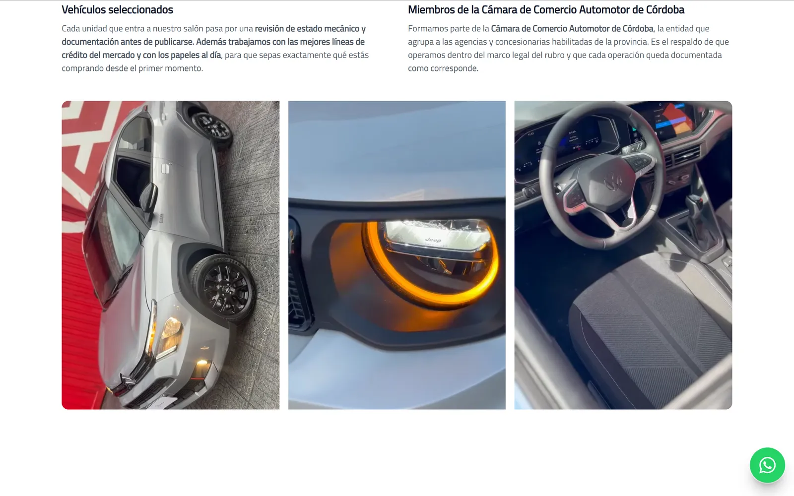 Catálogo de vehículos de AB Automotores